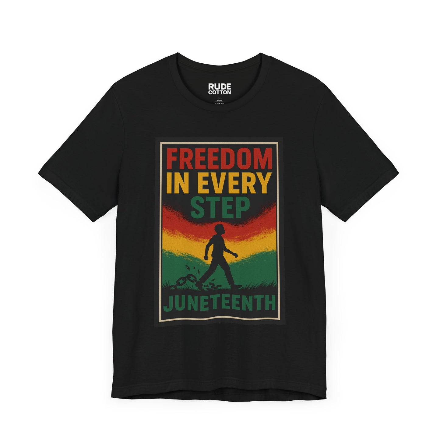 Juneteenth Freedom Short Sleeve Tee - Unisex Jersey T-Shirt