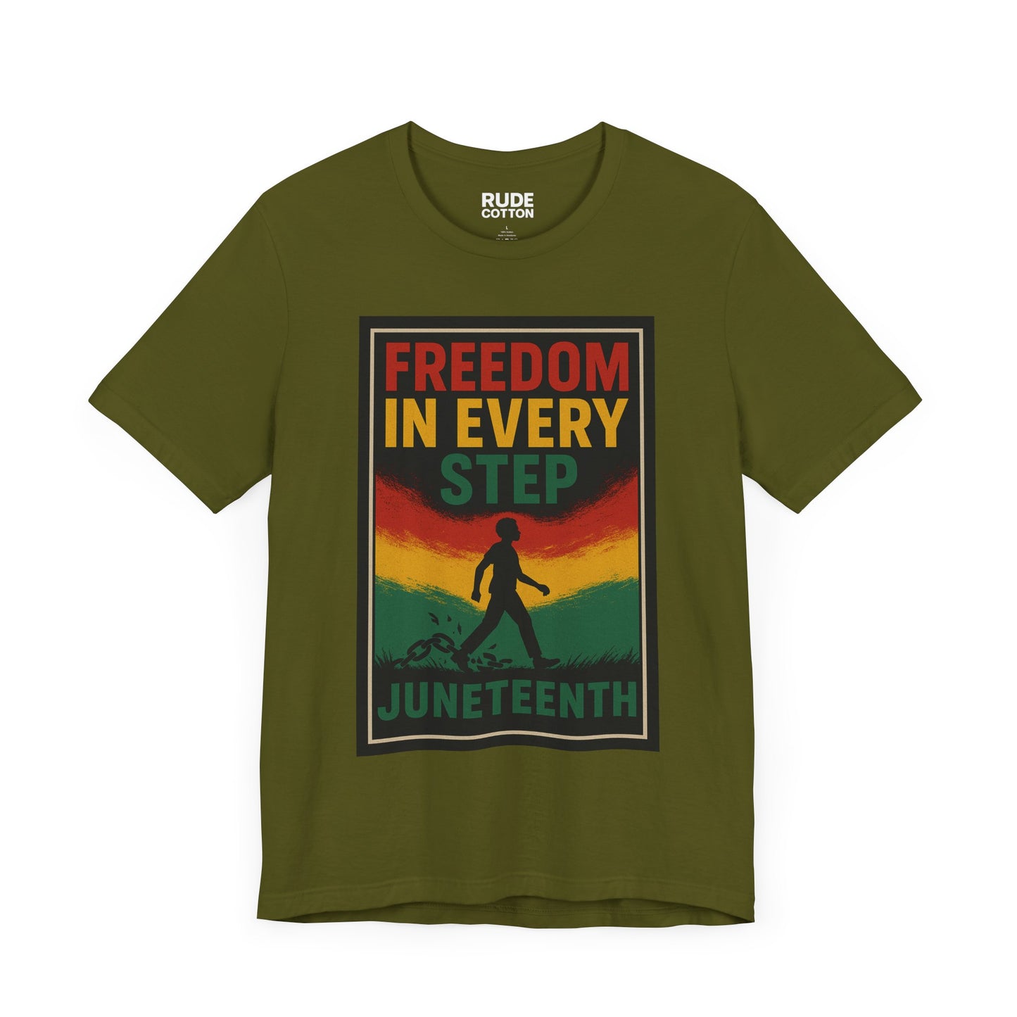 Juneteenth Freedom Short Sleeve Tee - Unisex Jersey T-Shirt