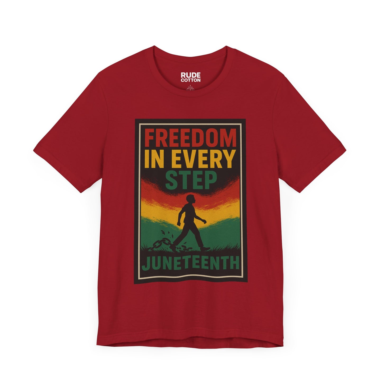 Juneteenth Freedom Short Sleeve Tee - Unisex Jersey T-Shirt