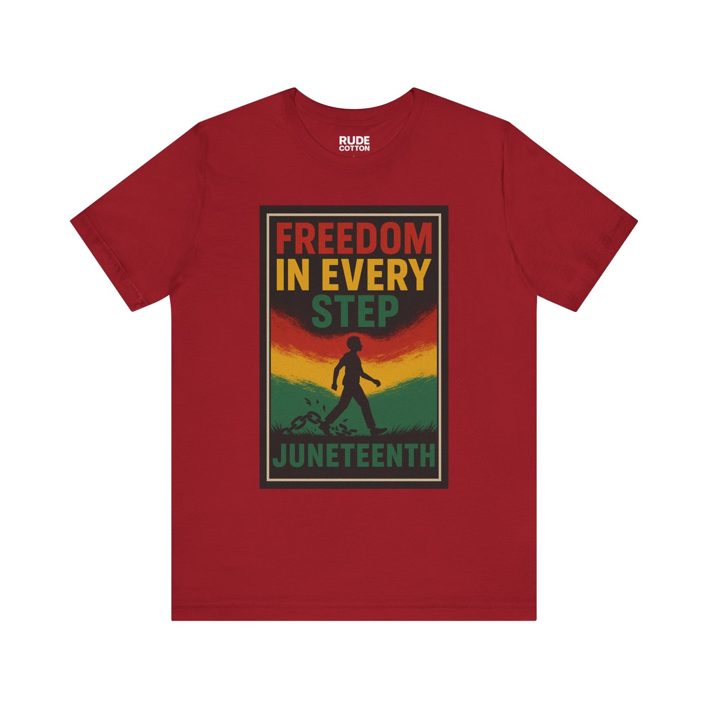 Juneteenth Freedom Short Sleeve Tee - Unisex Jersey T-Shirt