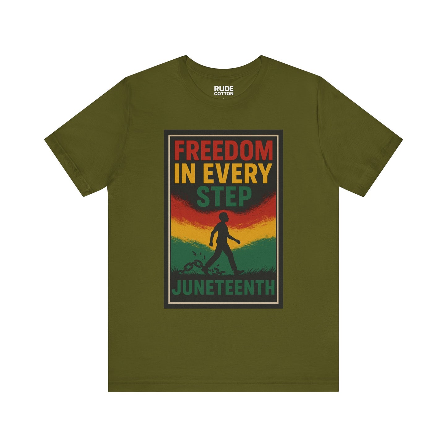 Juneteenth Freedom Short Sleeve Tee - Unisex Jersey T-Shirt