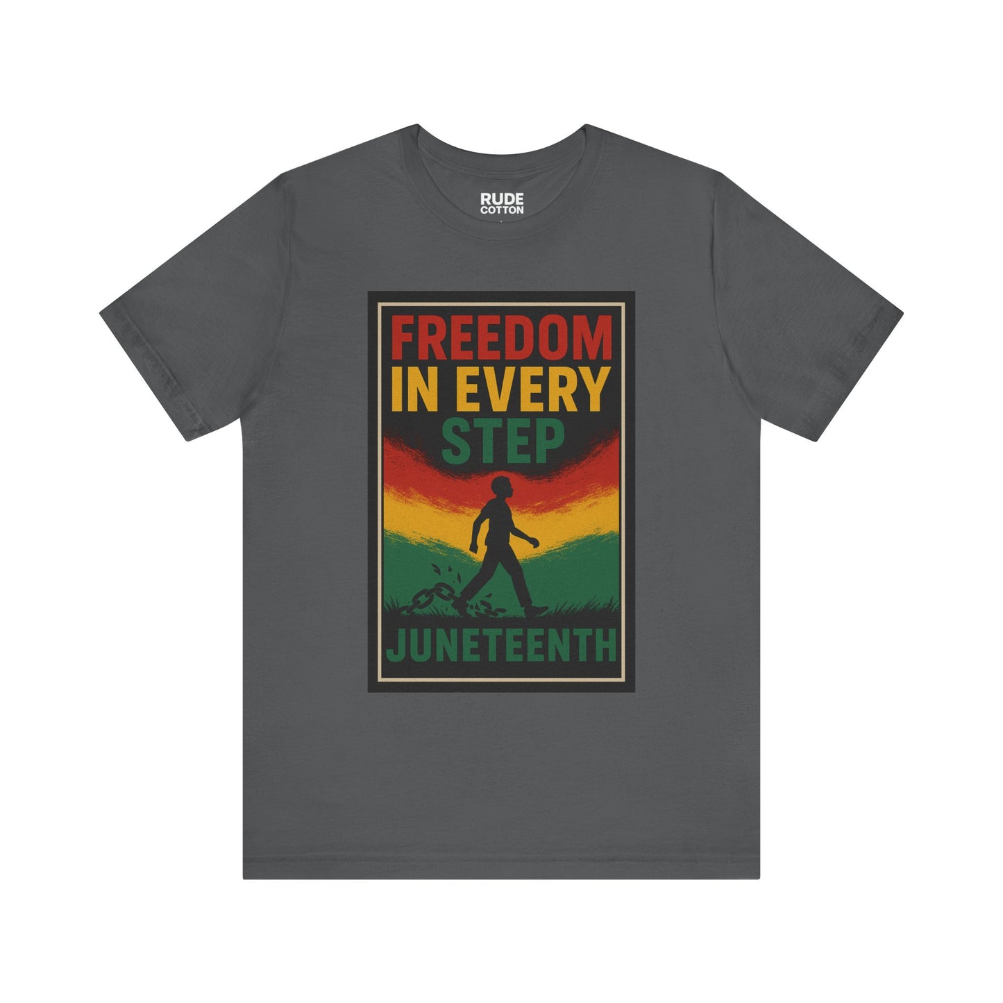 Juneteenth Freedom Short Sleeve Tee - Unisex Jersey T-Shirt