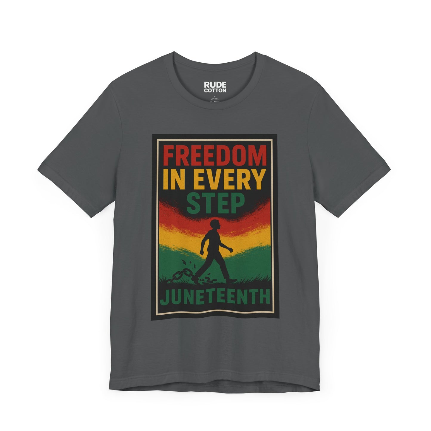 Juneteenth Freedom Short Sleeve Tee - Unisex Jersey T-Shirt