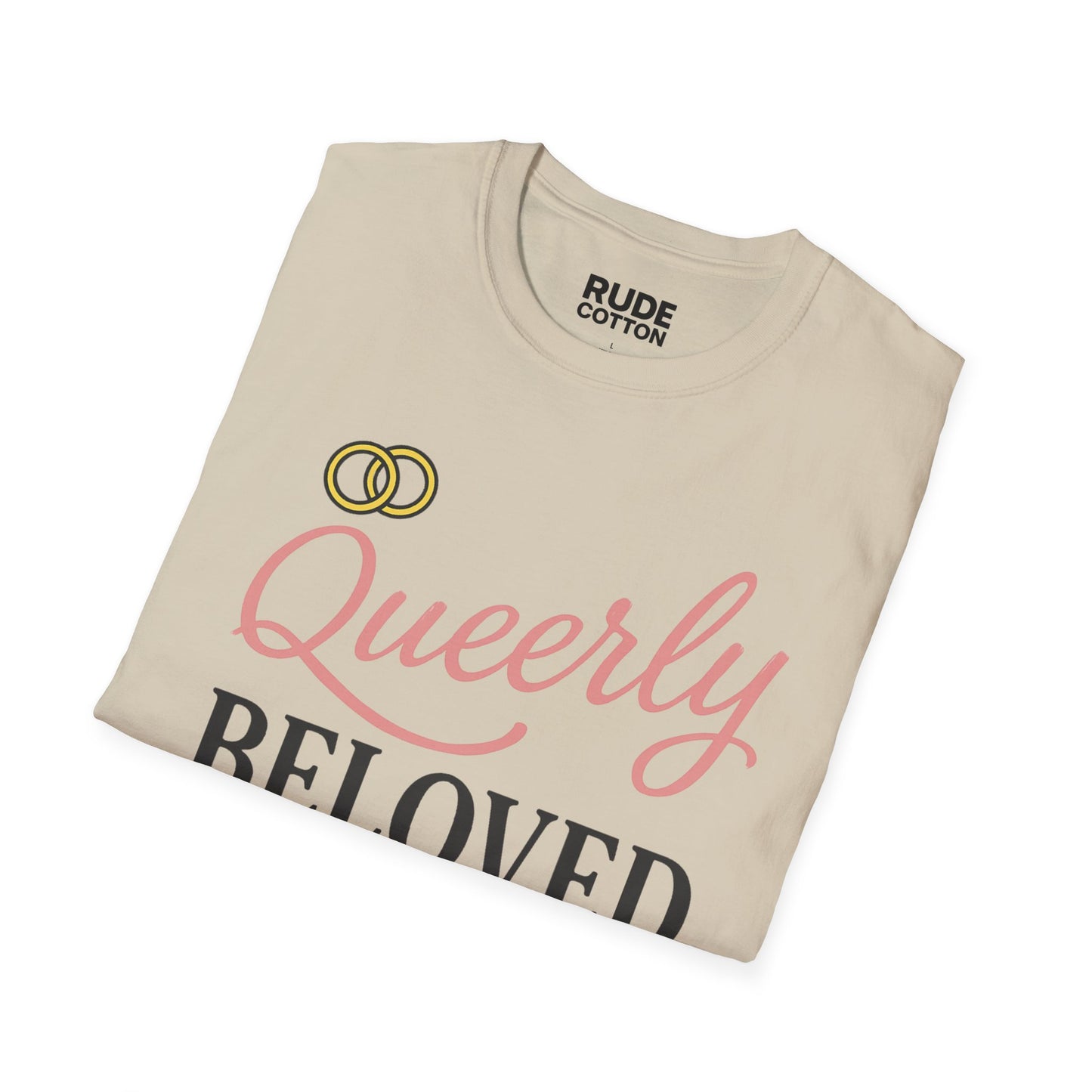 Queerly Beloved Unisex Softstyle T-Shirt - Celebrate Love & Pride
