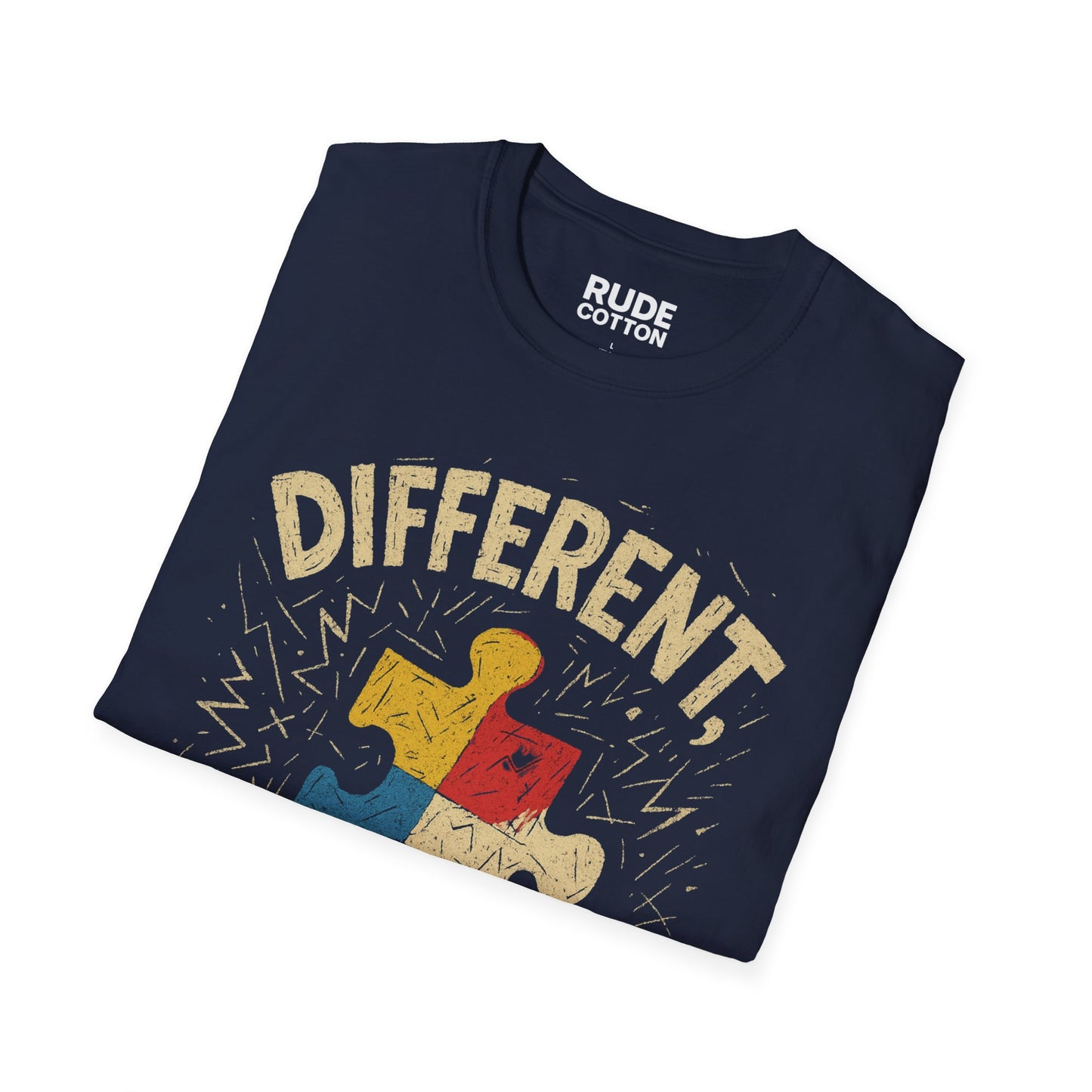 Autism Awareness T-Shirt - Different, Not Less - Unisex Softstyle Tee