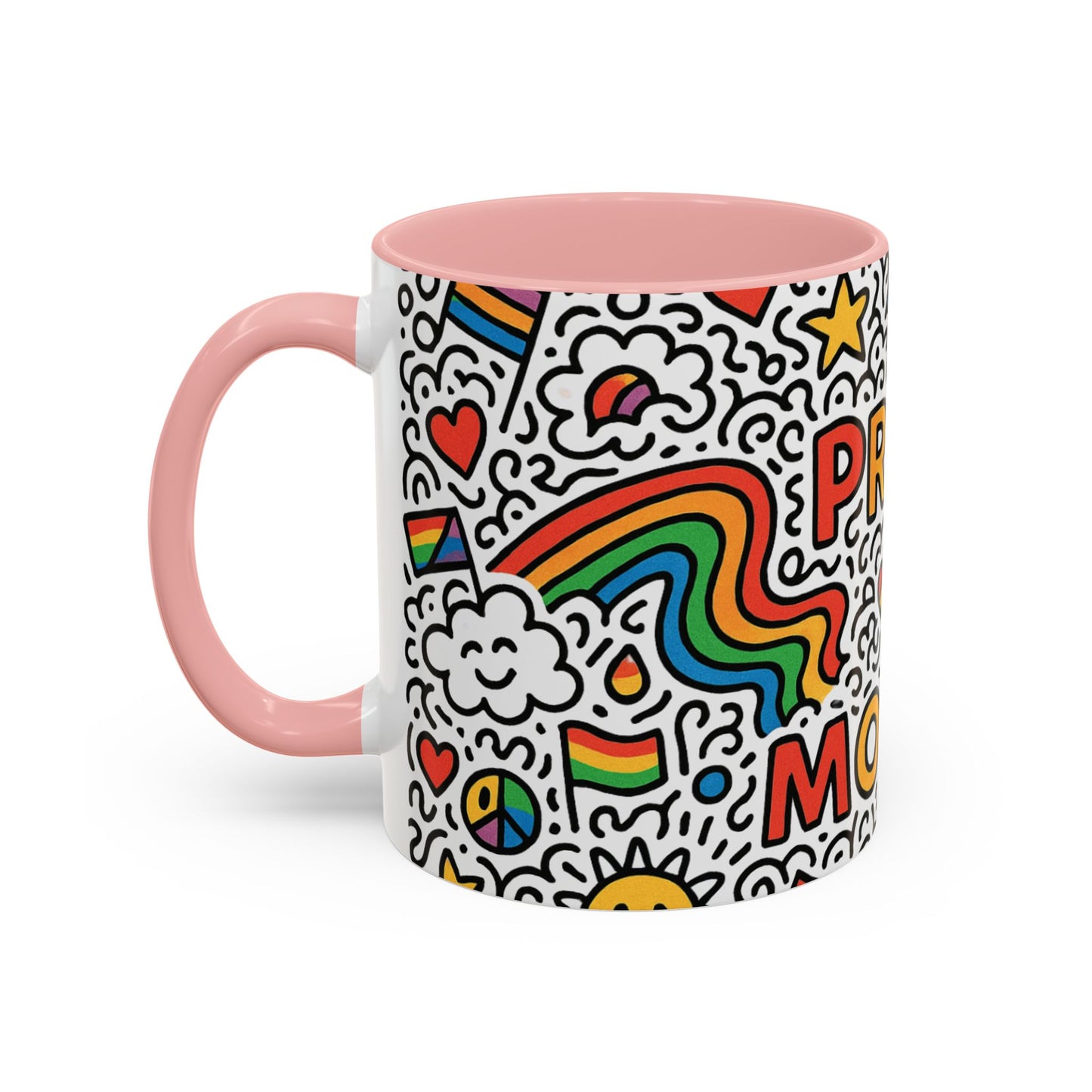 Colorful Pride Month Coffee Mug | 11oz & 15oz | Celebrate Diversity