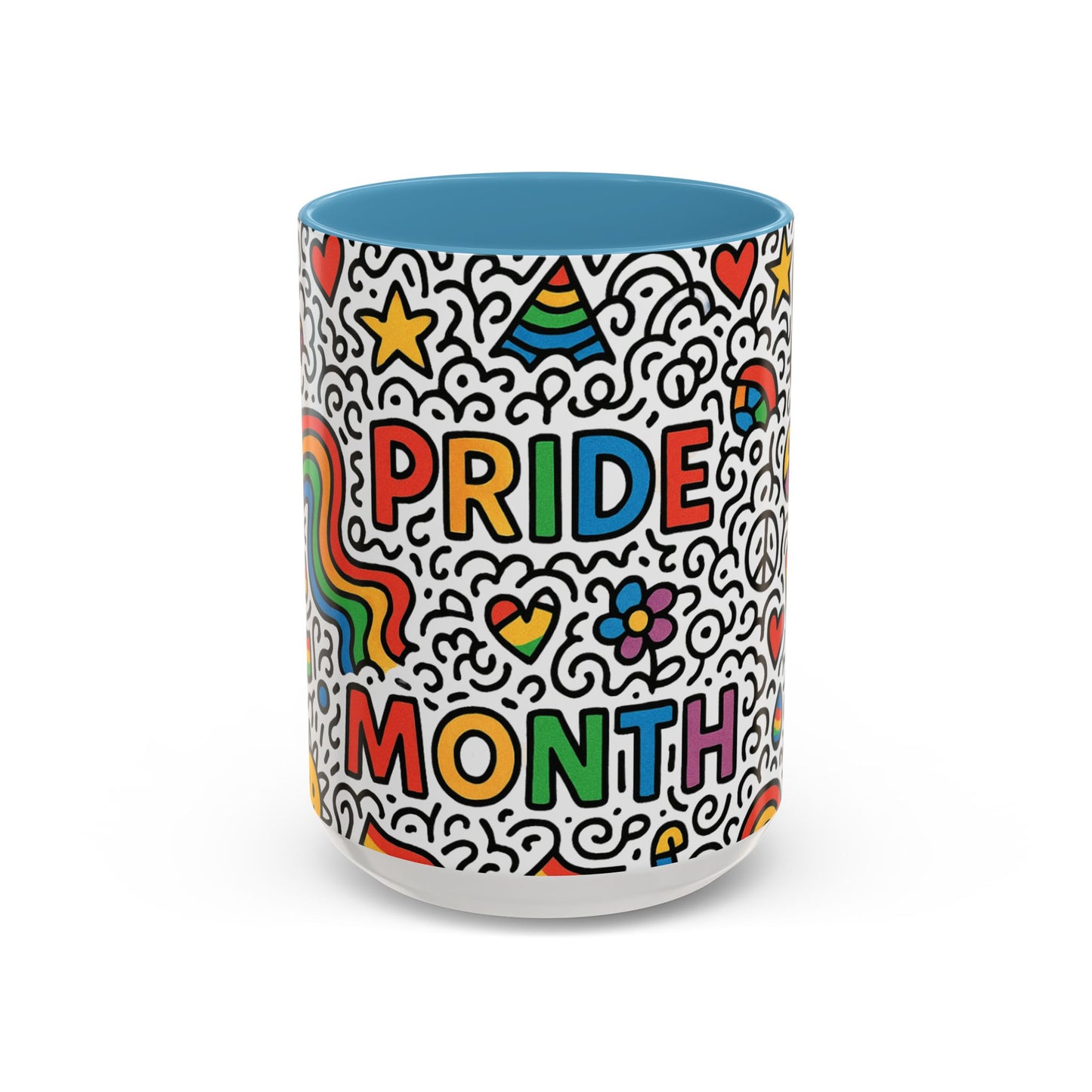 Colorful Pride Month Coffee Mug | 11oz & 15oz | Celebrate Diversity
