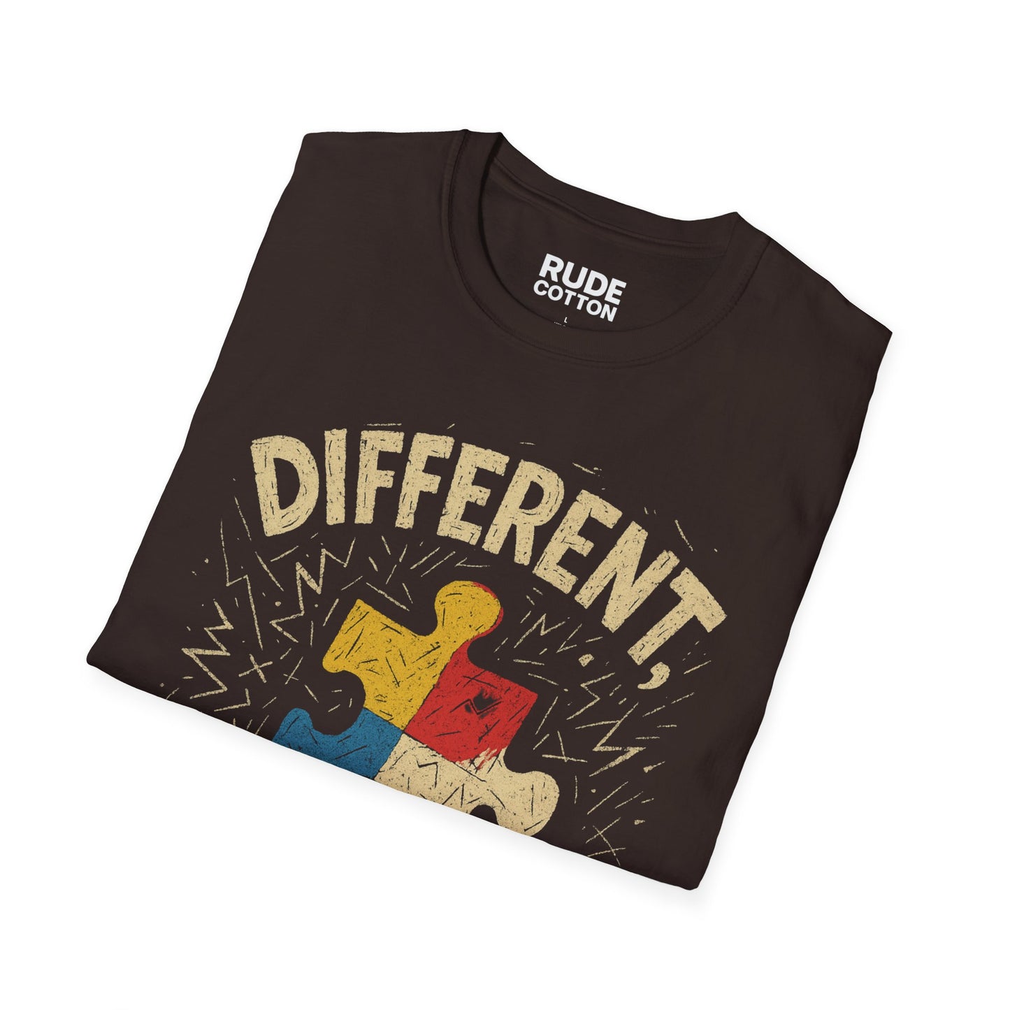 Autism Awareness T-Shirt - Different, Not Less - Unisex Softstyle Tee