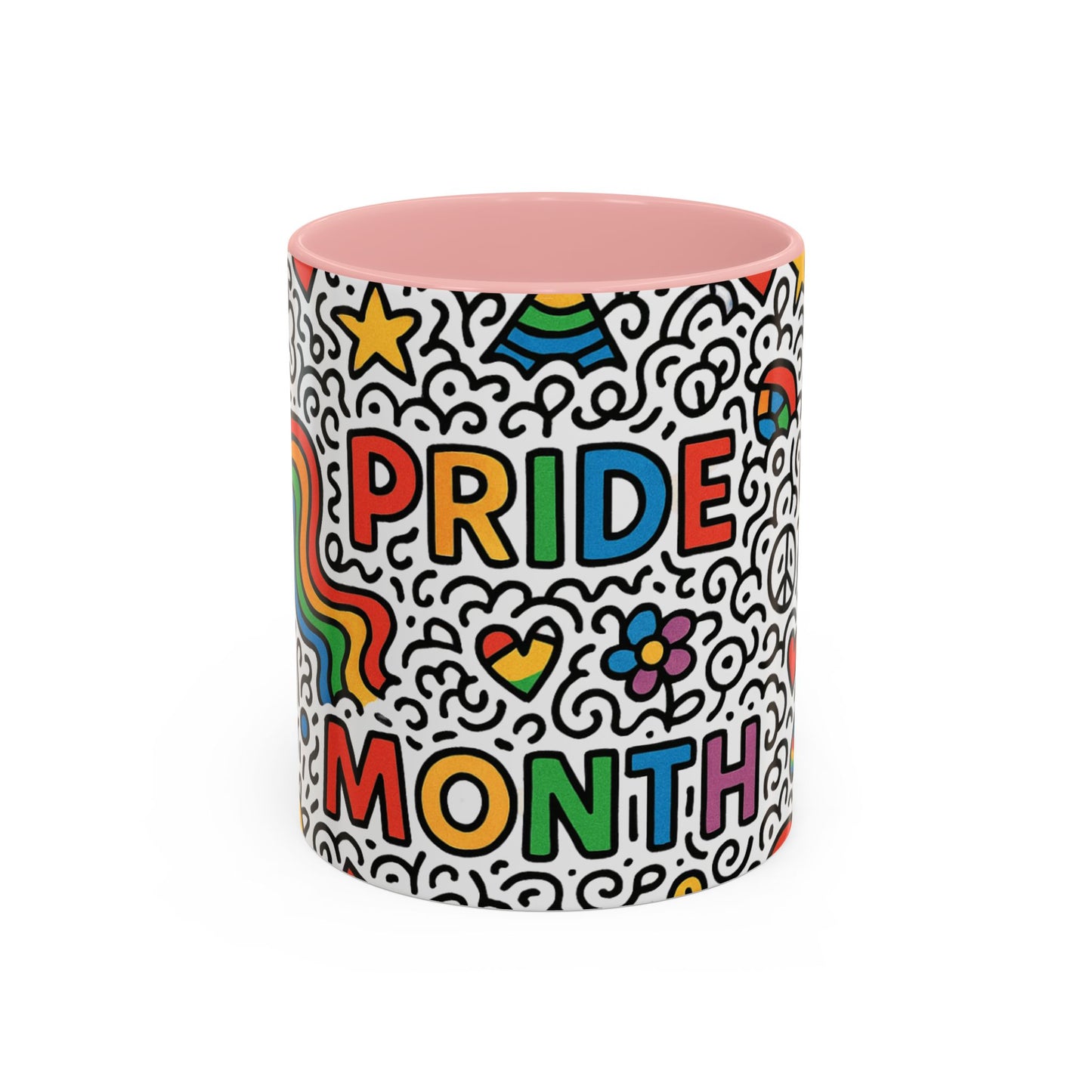 Colorful Pride Month Coffee Mug | 11oz & 15oz | Celebrate Diversity