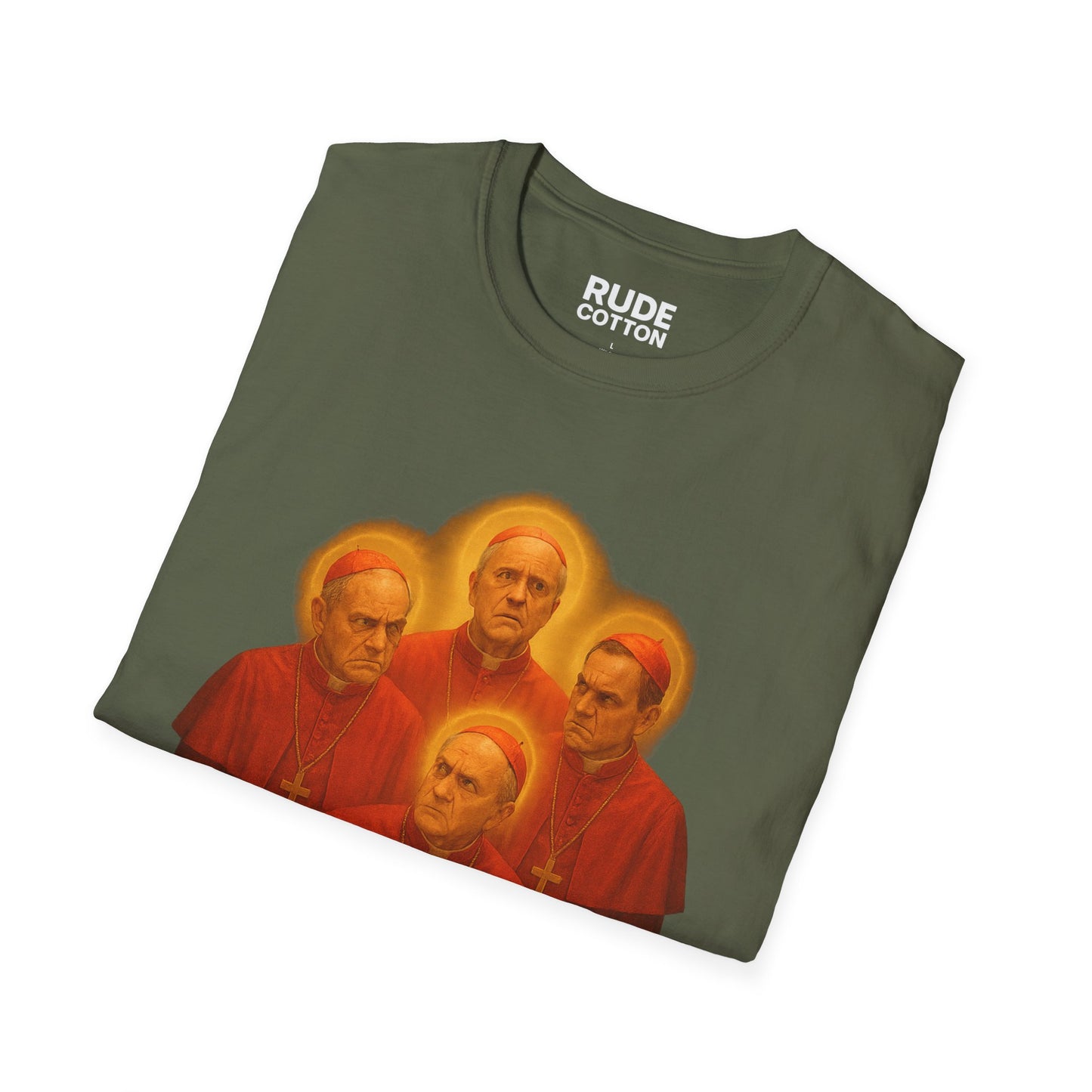 Funny Religious Unisex Softstyle T-Shirt - "Pick Me, God!"